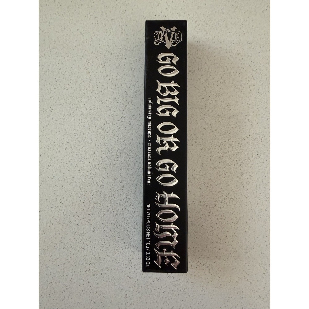 Kat Von D KVD Go Big Or Go Home Volumizing Mascara Trooper Black .33oz Full Size